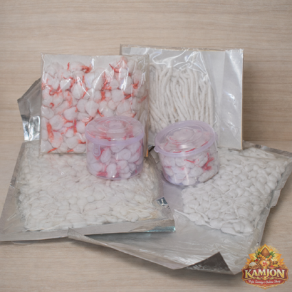 Cotton Wicks & Red Cotton Batti Set