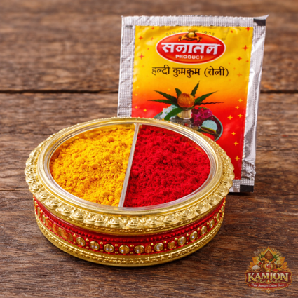 Sanatan Haldi Kumkum (Roli) Packet – Single Piece