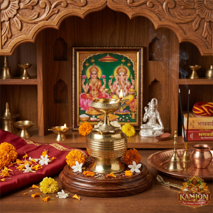 Kuber Brass Deep Stand Diya