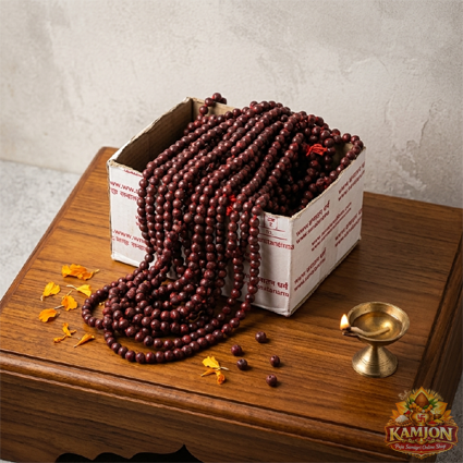 Red Sandalwood Prayer Beads (Japa Mala)